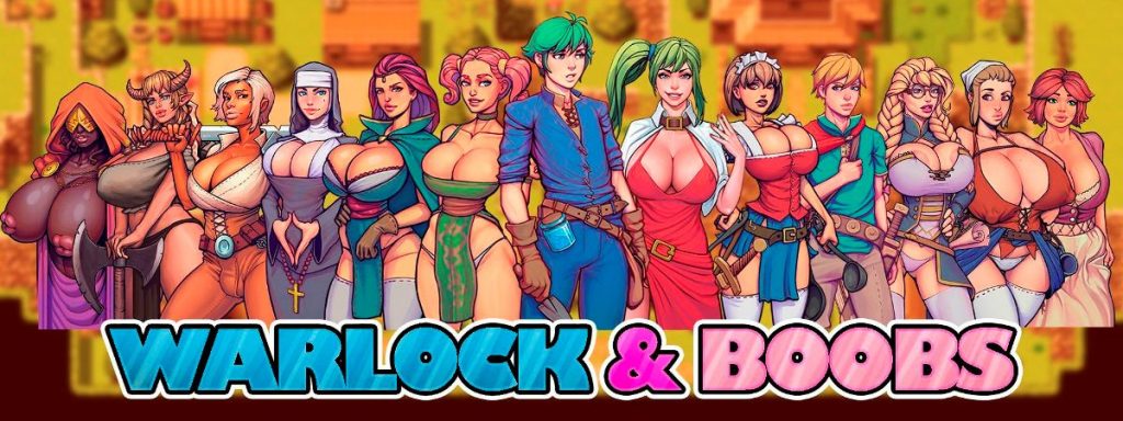 Cartoon Big Boobs Handjob - Warlock and Boobs ( Version 0.333.3 ) Hentai Game â‹† Porn Games Pro