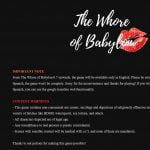 The Whore of Babylon ( Version 1.0 )  Adult Game